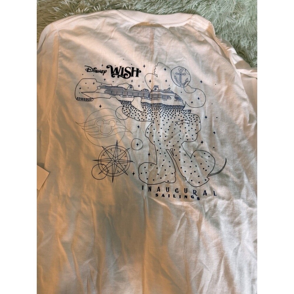 Disney Cruise Line Disney Wish Asha Graphic T-Shirt Women's White Tee